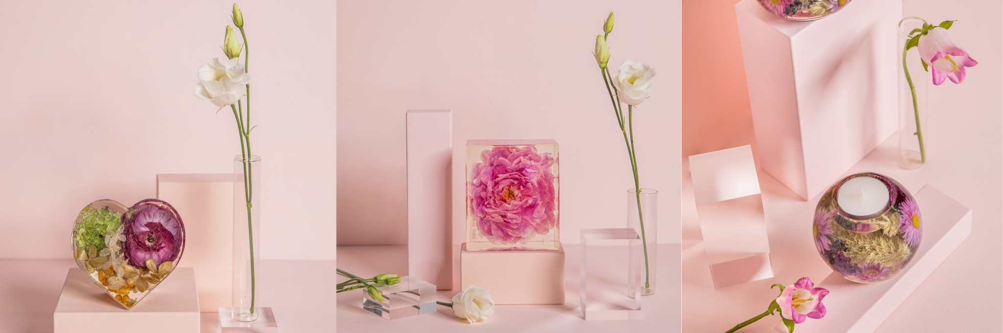 Duurzame bloemen voor de uitvaart- tips en mooie alternatieven - floral stories - bloemen in epoxy - rememberme