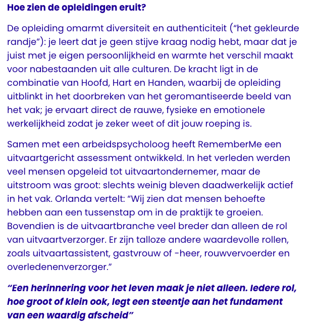 RememberMe is vanaf 2026 Aspirant-Keurmerkhouder Arbeid bij Blik op Werk