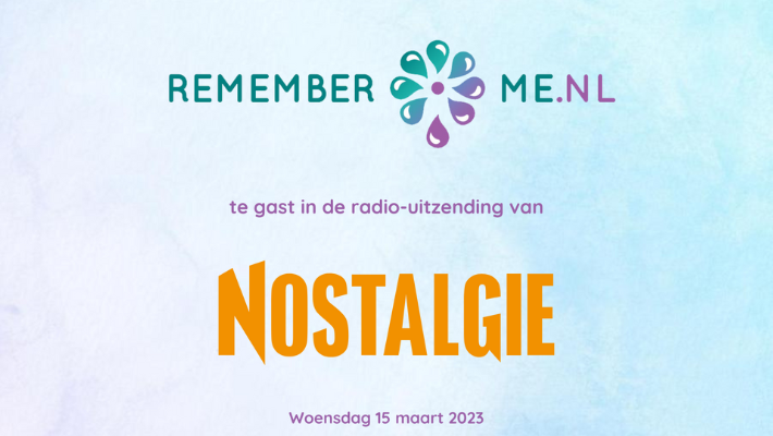 RememberMe in de radio-uitzending van Nostalgie!